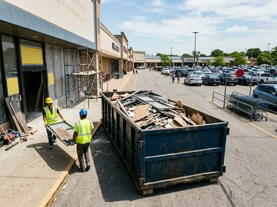 retail-store-renovation-debris-003 — frequently asked questions, Roll-off Dumpster Rentals in Yorkville, IL